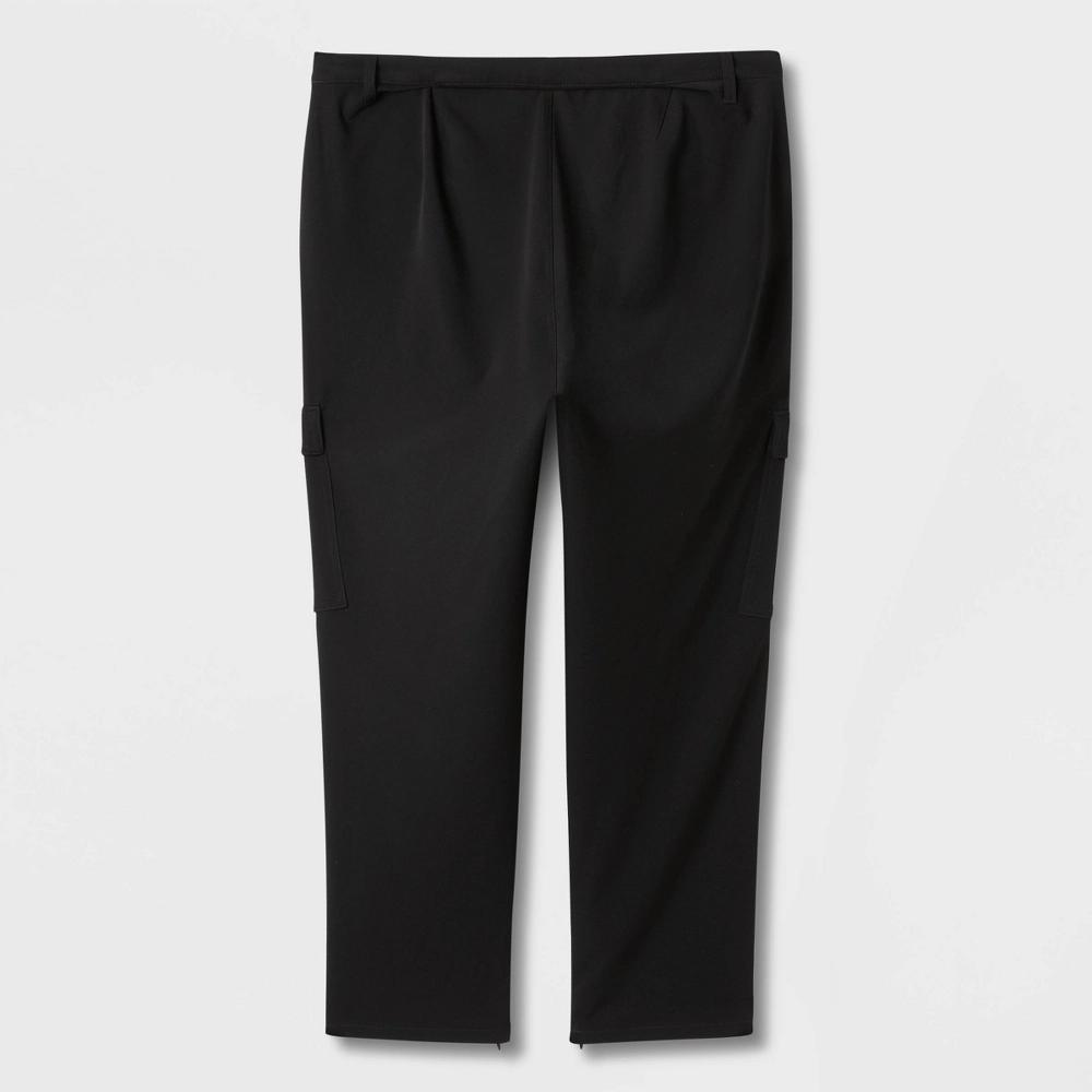 Womens Adaptive Seated Fit Pants - A New Day Black 17 Product Image