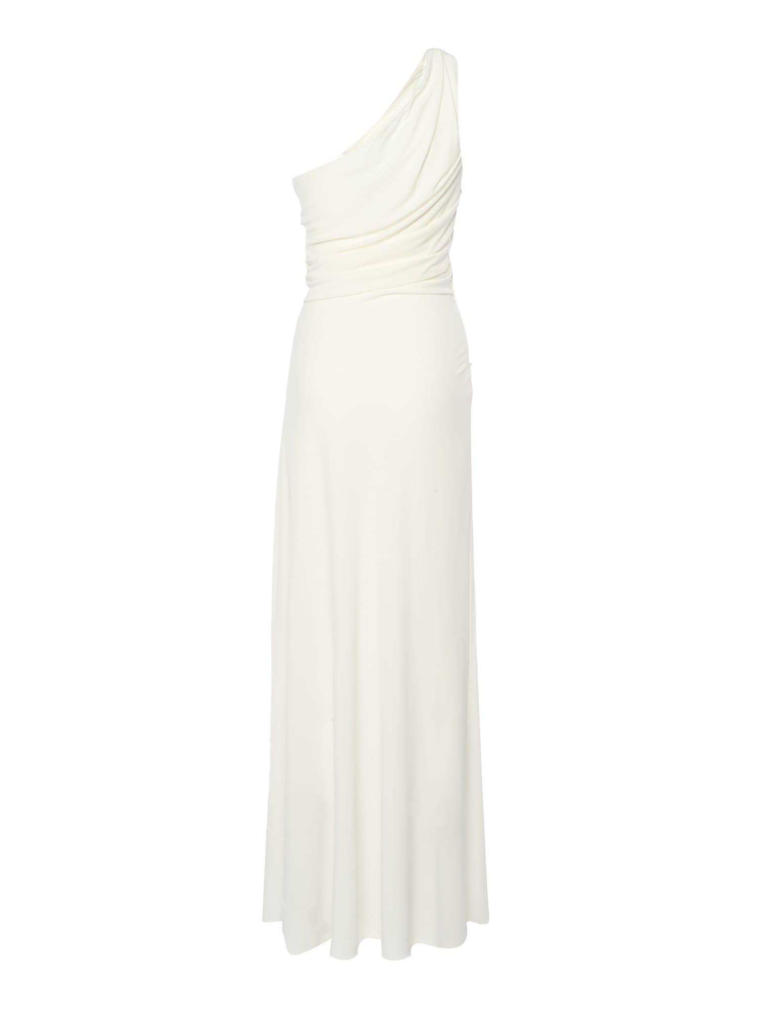 ALBERTA FERRETTI One Shoulder Dress In Bianco Product Image