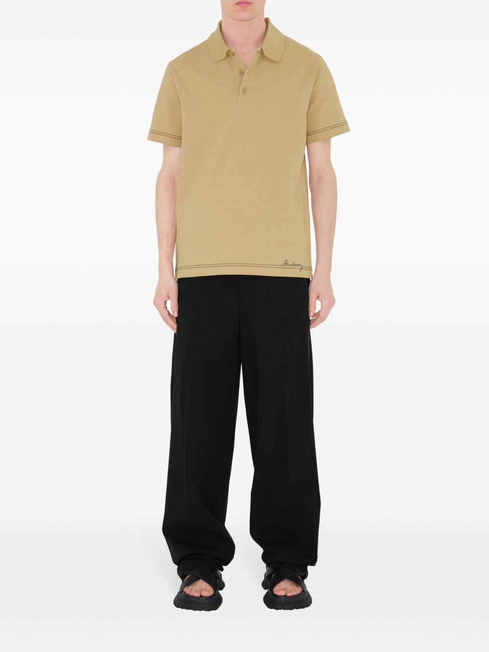logo-embroidered polo shirt Product Image