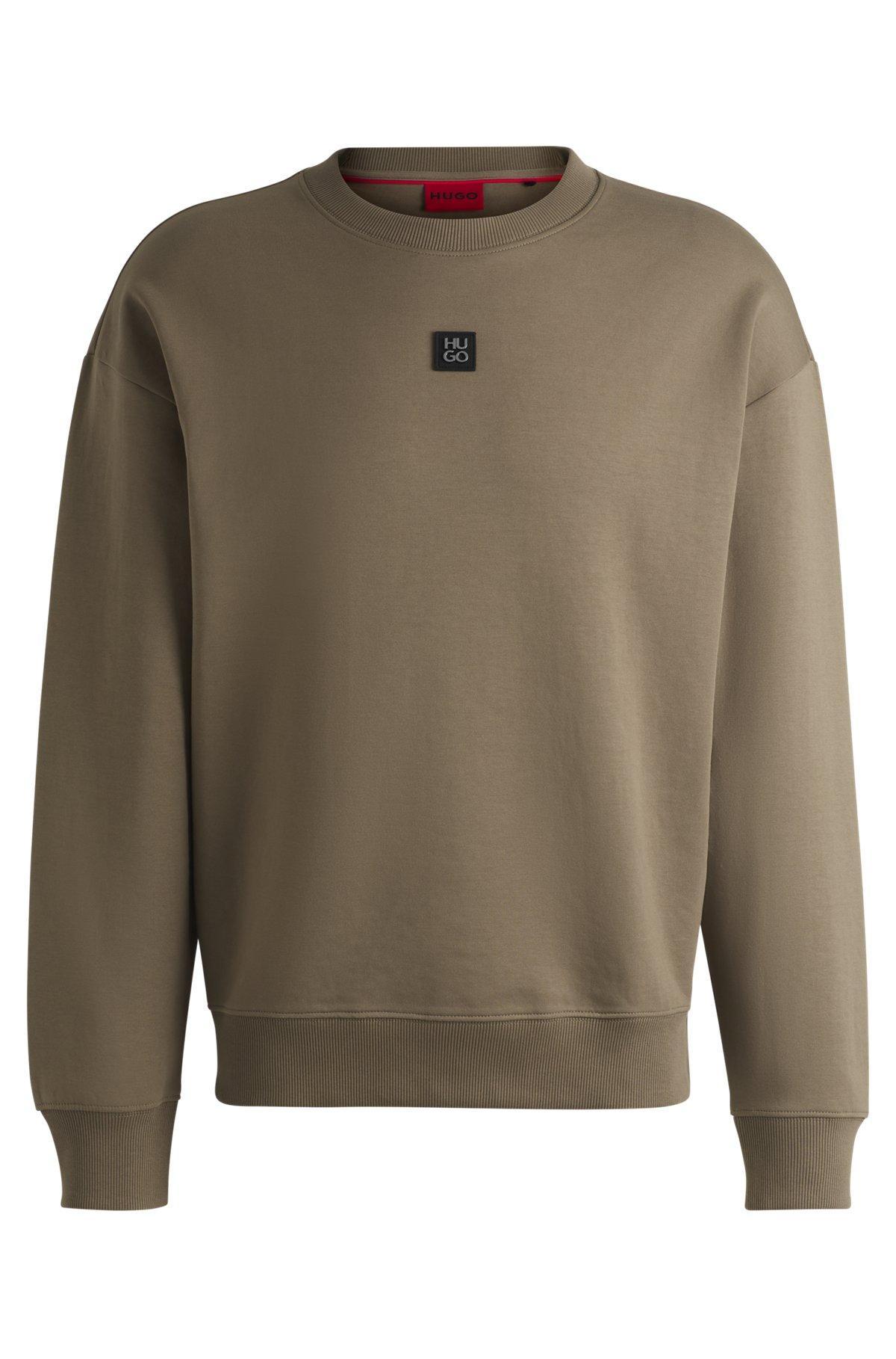 Sweatshirt with stacked-logo badge Product Image