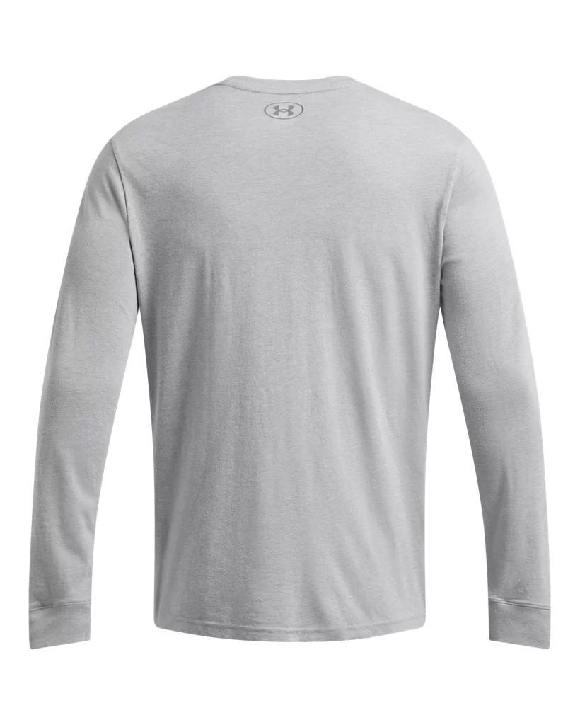 Men's UA Performance Cotton Collegiate Long Sleeve Product Image