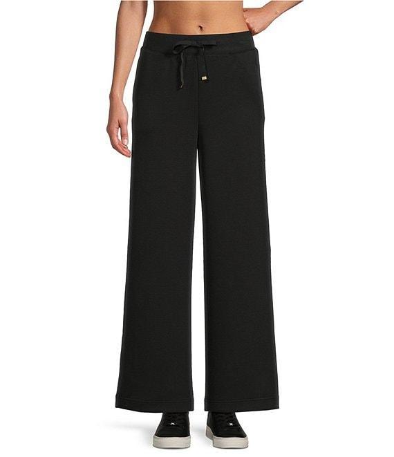 Tommy Bahama Palm Voyage 4-Way Stretch Knit Wide-Leg Pull-On Ankle Length Pants Product Image