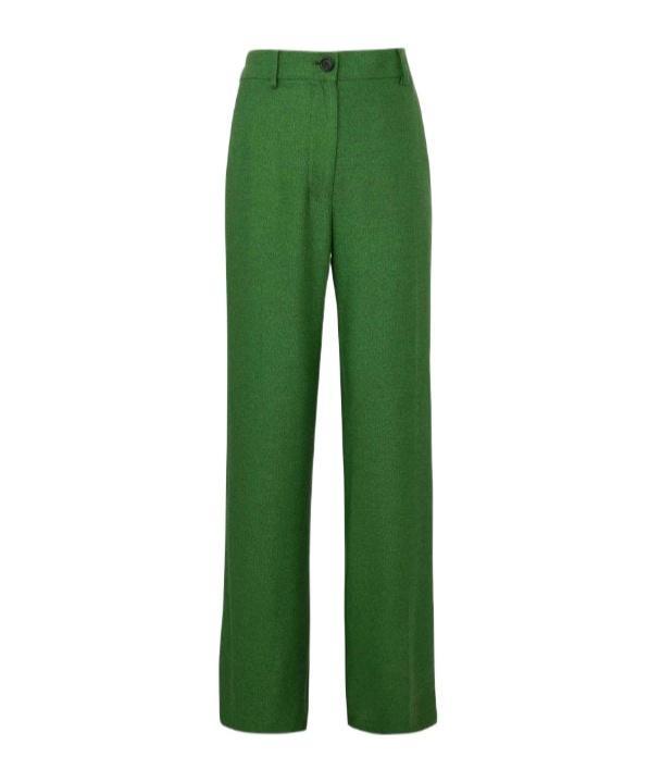 JW ANDERSON Mid-rise Tailored Trousers In Green Product Image