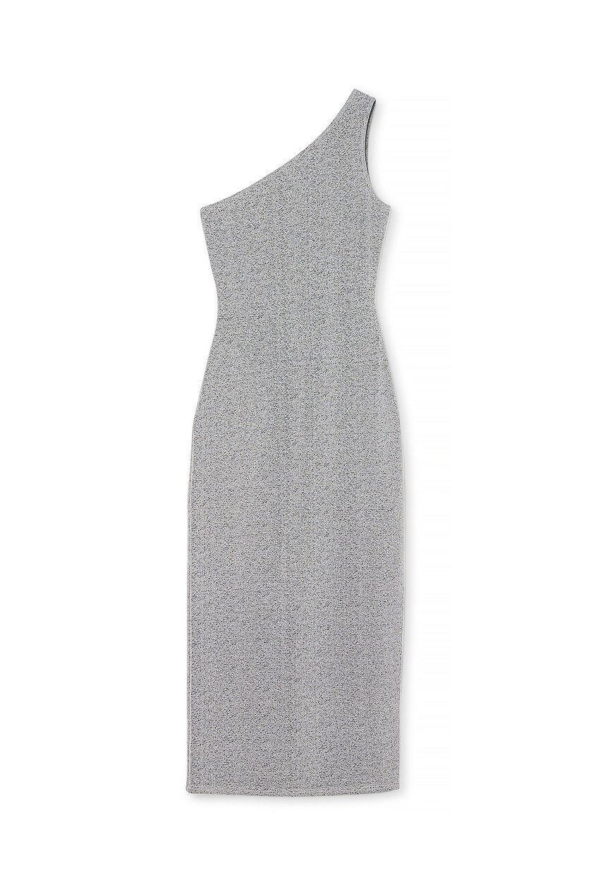 One Shoulder Glitter Dress Product Image
