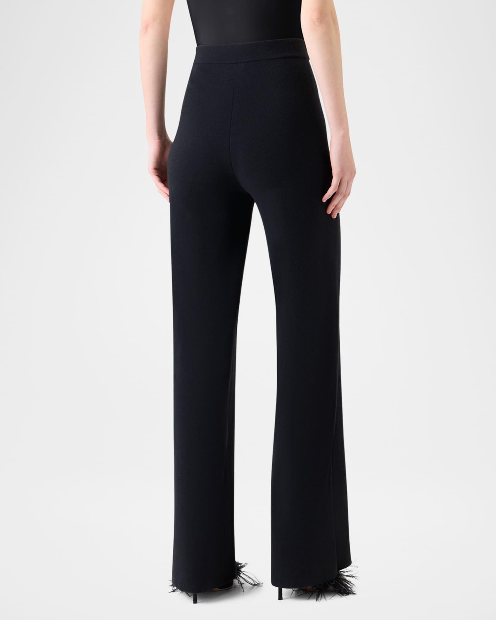Cashmere Milano Knit Bootcut-Leg Pants Product Image