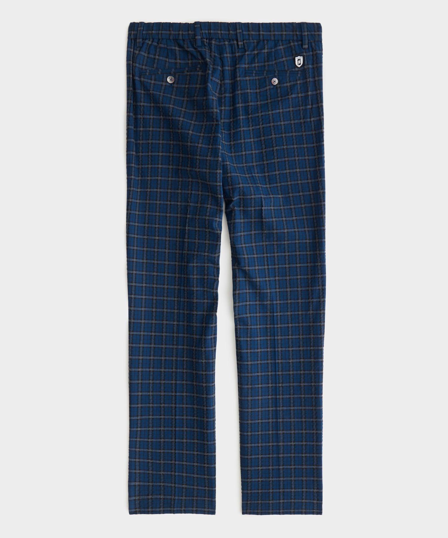 Todd Snyder x FootJoy Seersucker Drawstring Sutton Pant Navy Check Product Image