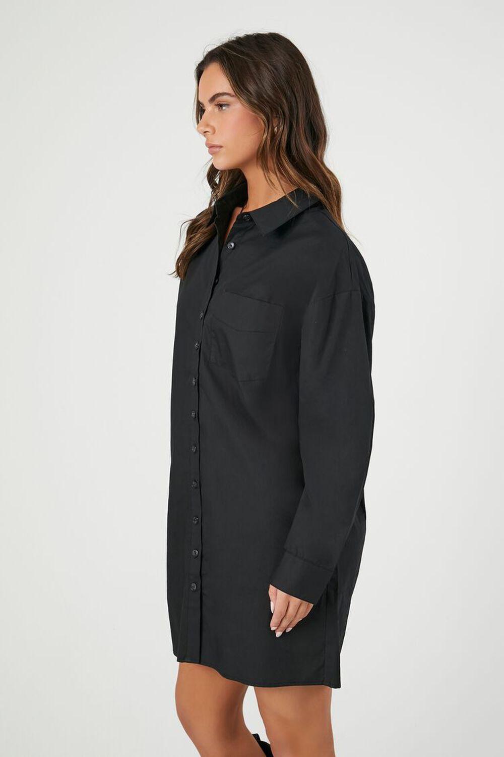 Poplin Shift Shirt Dress | Forever 21 Product Image