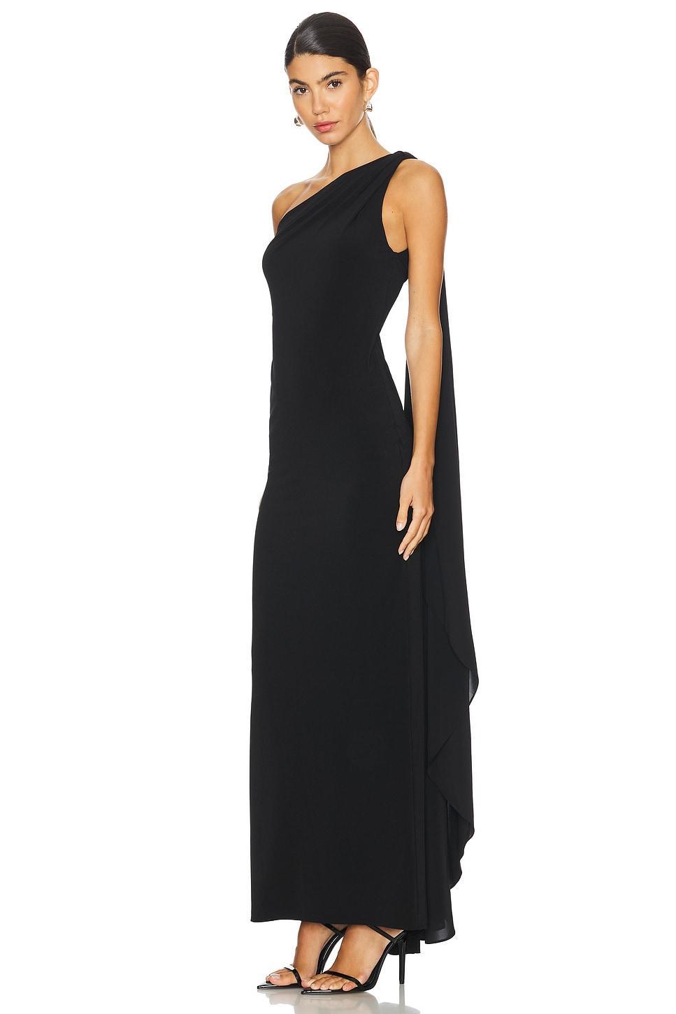 Anja One Shoulder Draped Maxi Dress Alice + Olivia Product Image
