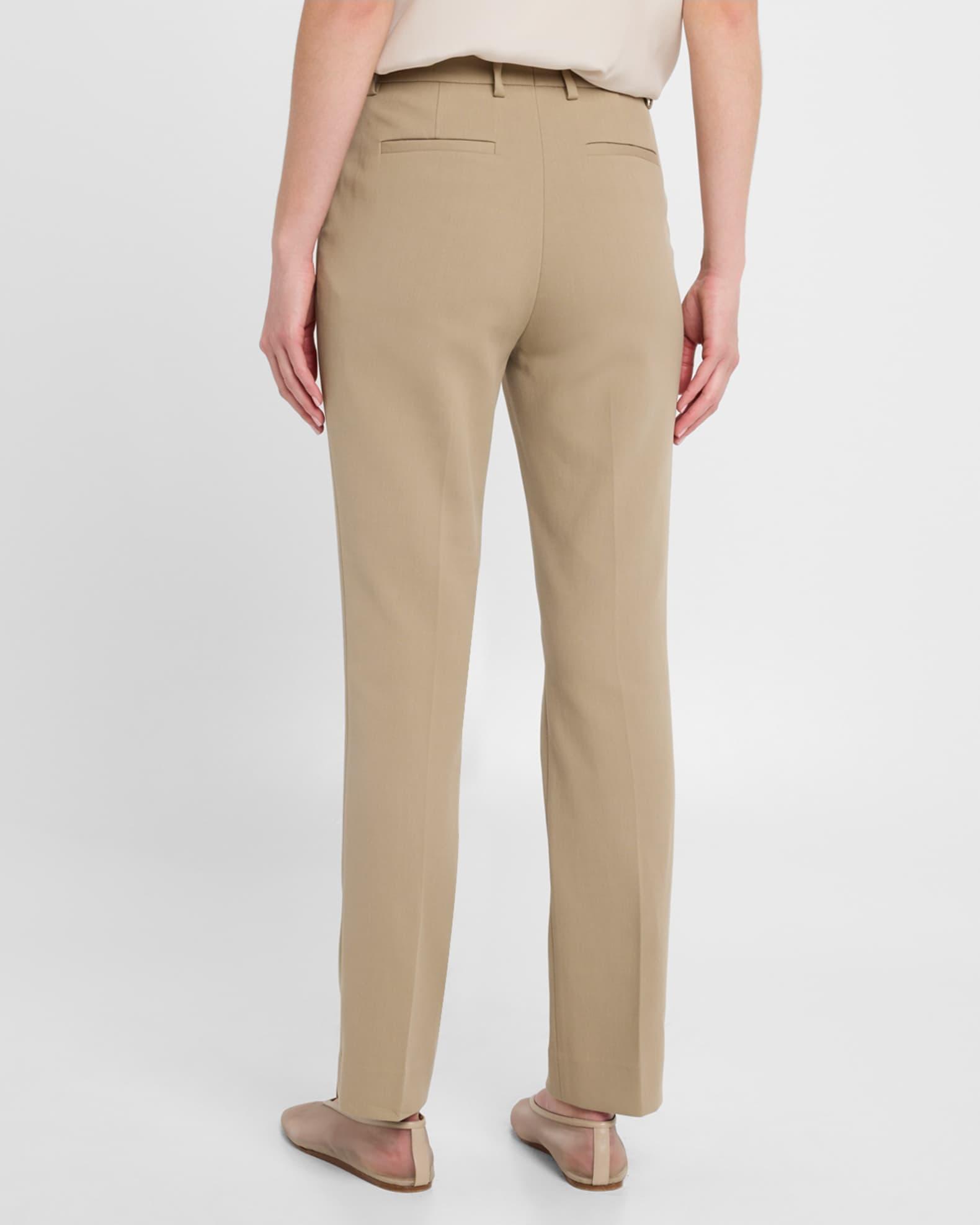 Manhattan Cotton Twill Cigarette Pants Product Image