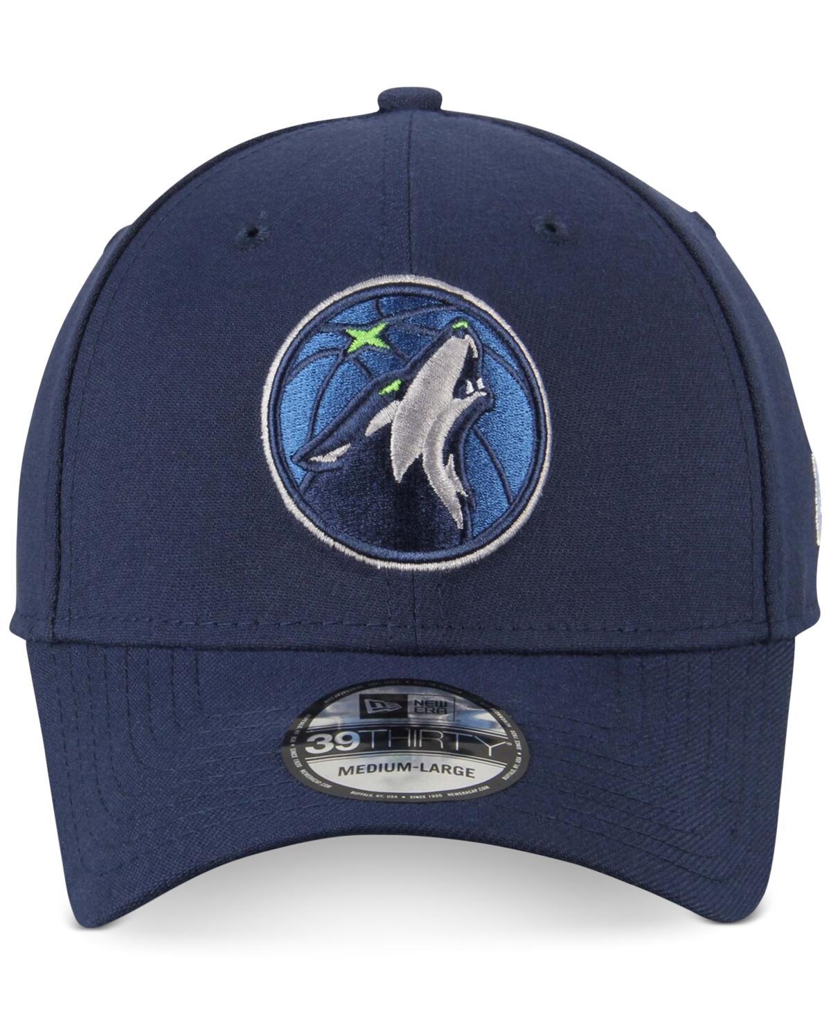 NIKE New Era Men's Navy Minnesota Timberwolves Team Classic 39thirty Flex Hat In Dk Blue Product Image