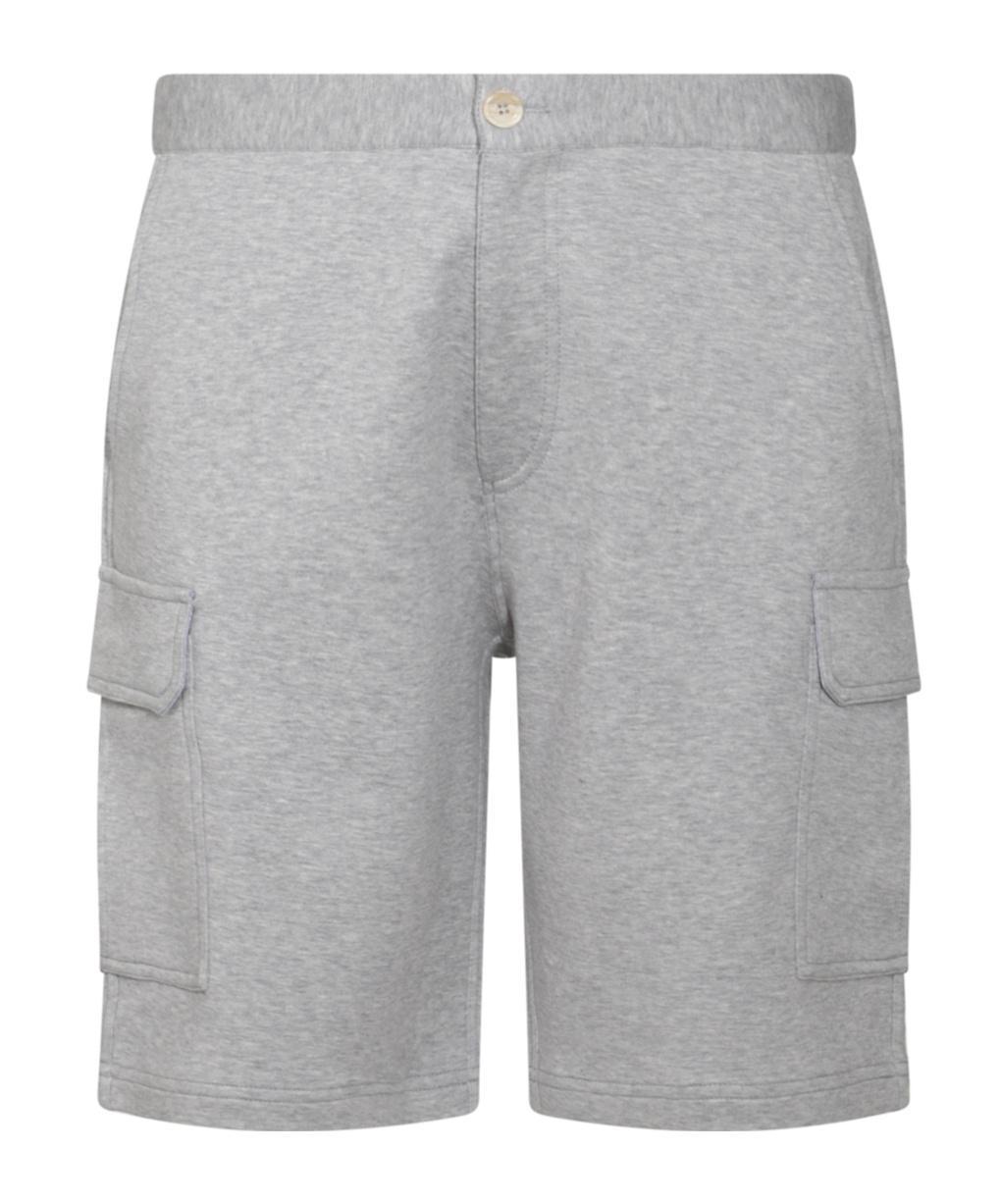 BRUNELLO CUCINELLI Pocket Detailed Cargo Shorts In Gray Product Image