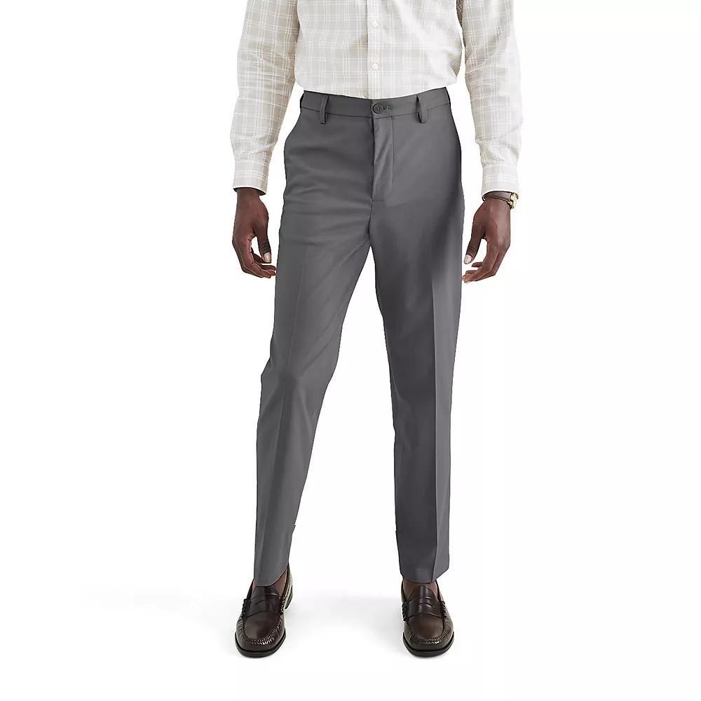 Men's Dockers® Signature Go Khaki Straight Pants, Size: 32X34, Car Park Grey Product Image