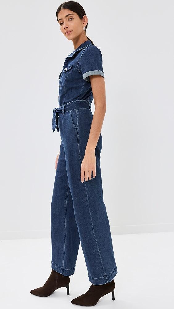 PAIGE Anessa Short Sleeve Jumpsuit | Shopbop Product Image
