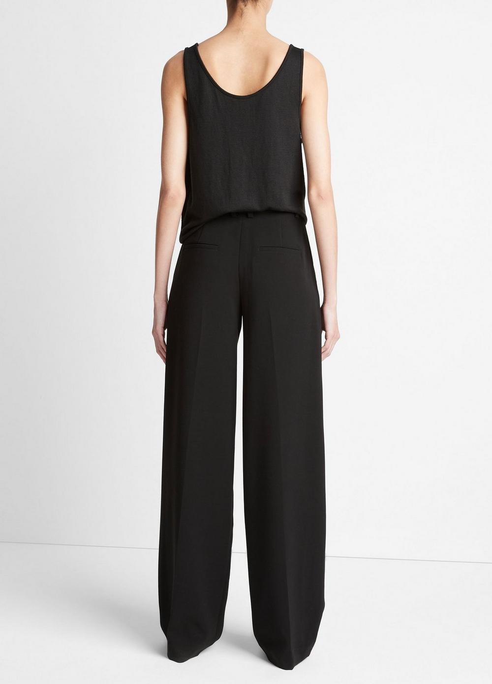 Pintuck Wide-Leg Pant Product Image