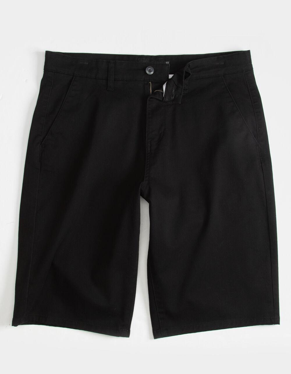 RSQ Mens Longer 12" Chino Shorts - BLACK Product Image