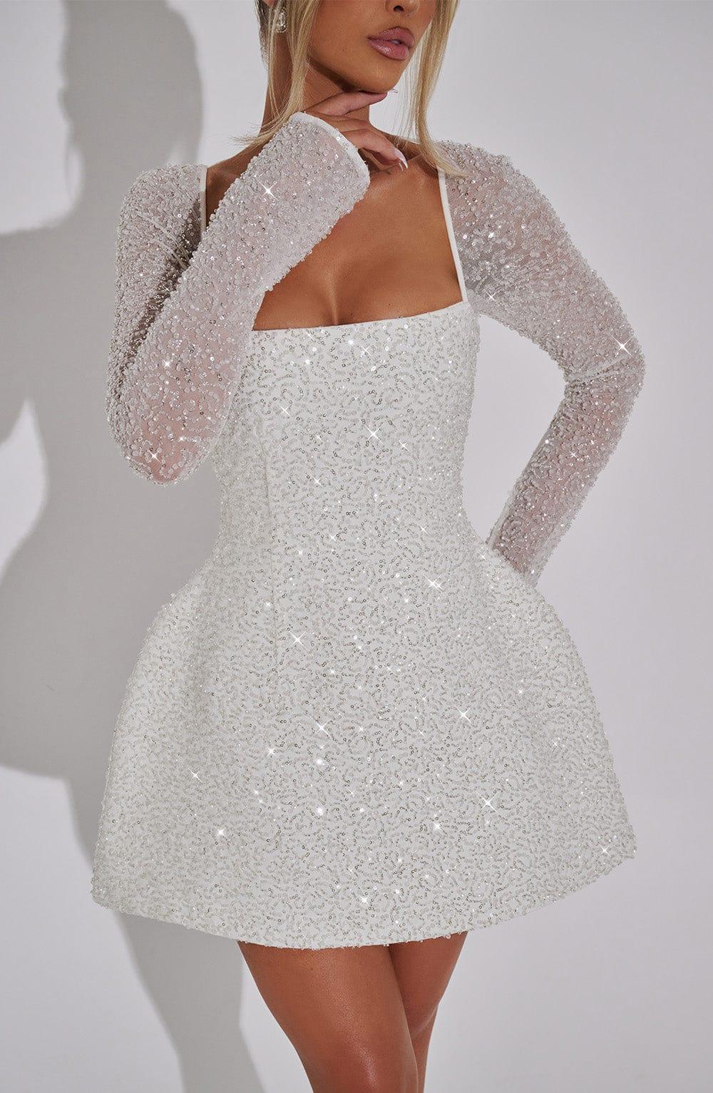 Annabelle Mini Dress - Ivory Product Image