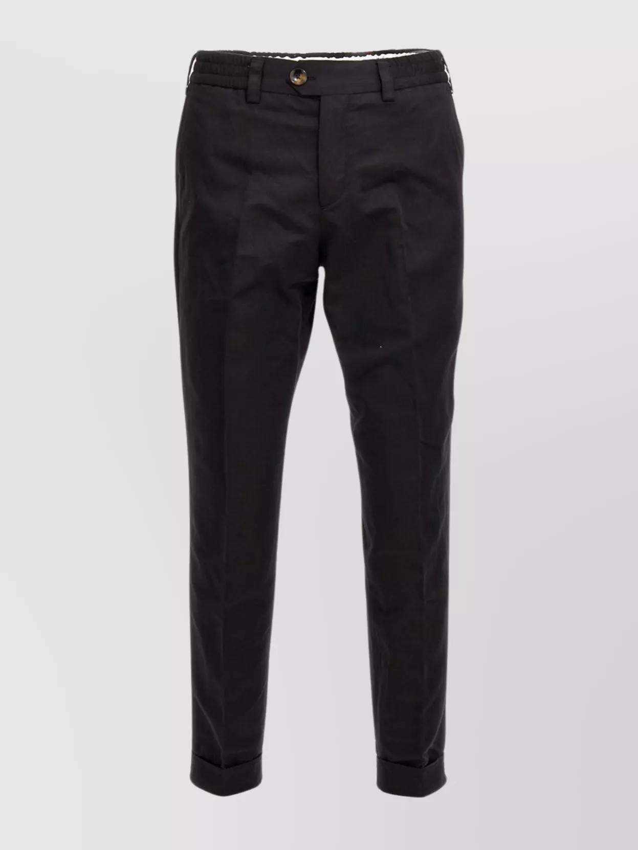PT TORINO 'rebel' Trousers Elastic Waistband In Black Product Image