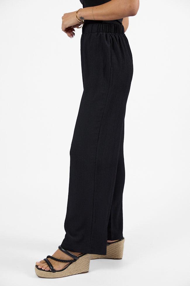 Pretty In Paradise Black Pants FINAL SALE Product Image