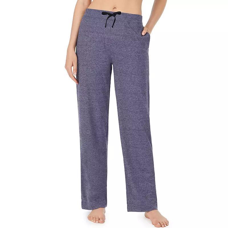 Women's Cuddl Duds® Essentials Pajama Pants, Size: Medium, Dark Plum Grey Product Image