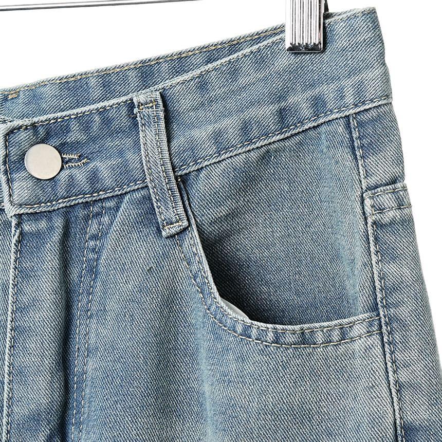 High Rise Straight-Leg Jeans Product Image