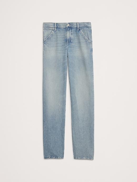 Mid-Rise Slouchy-Straight Jean Product Image
