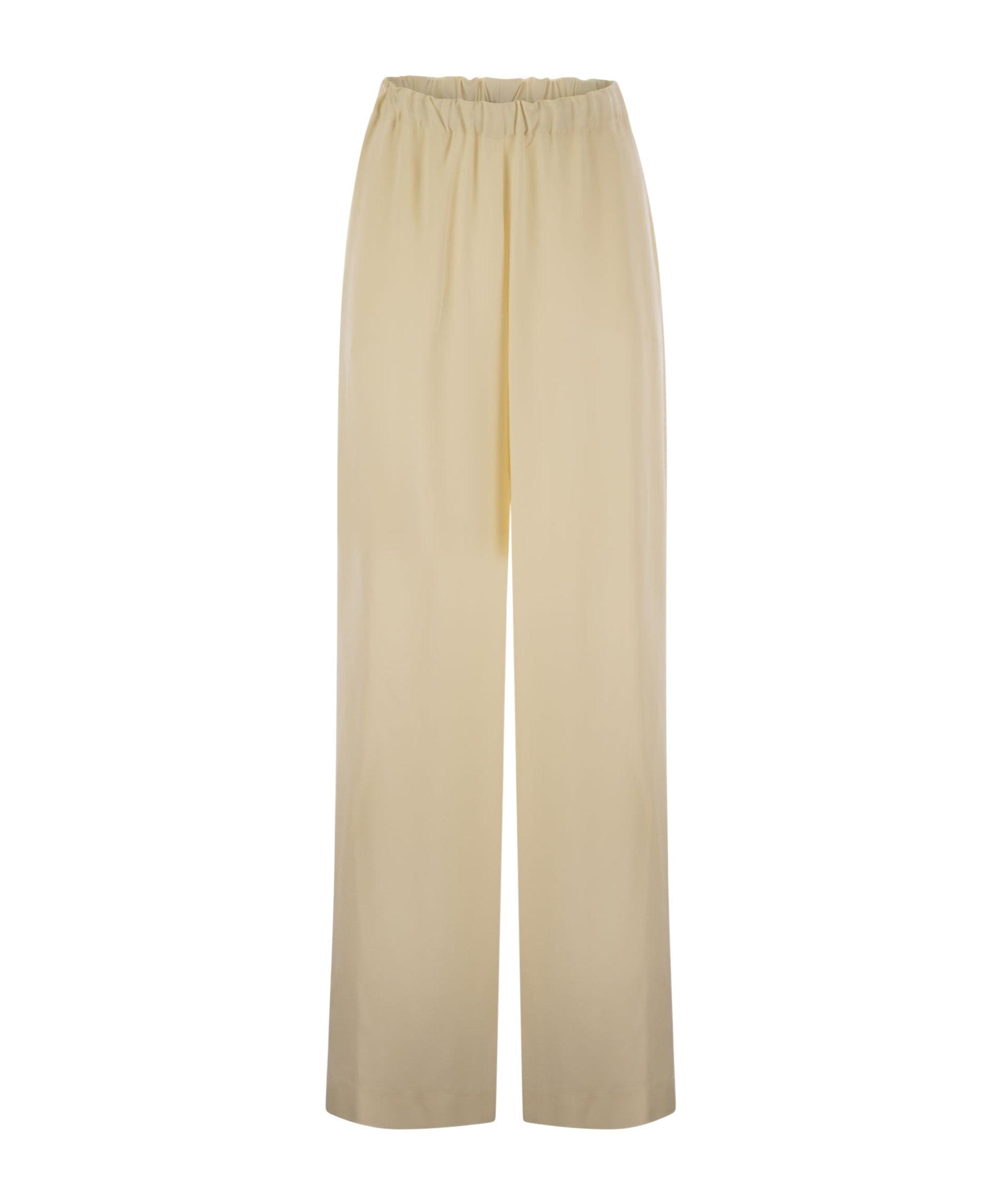 FABIANA FILIPPI Elastic Waistband Casual Pants In Nude Product Image