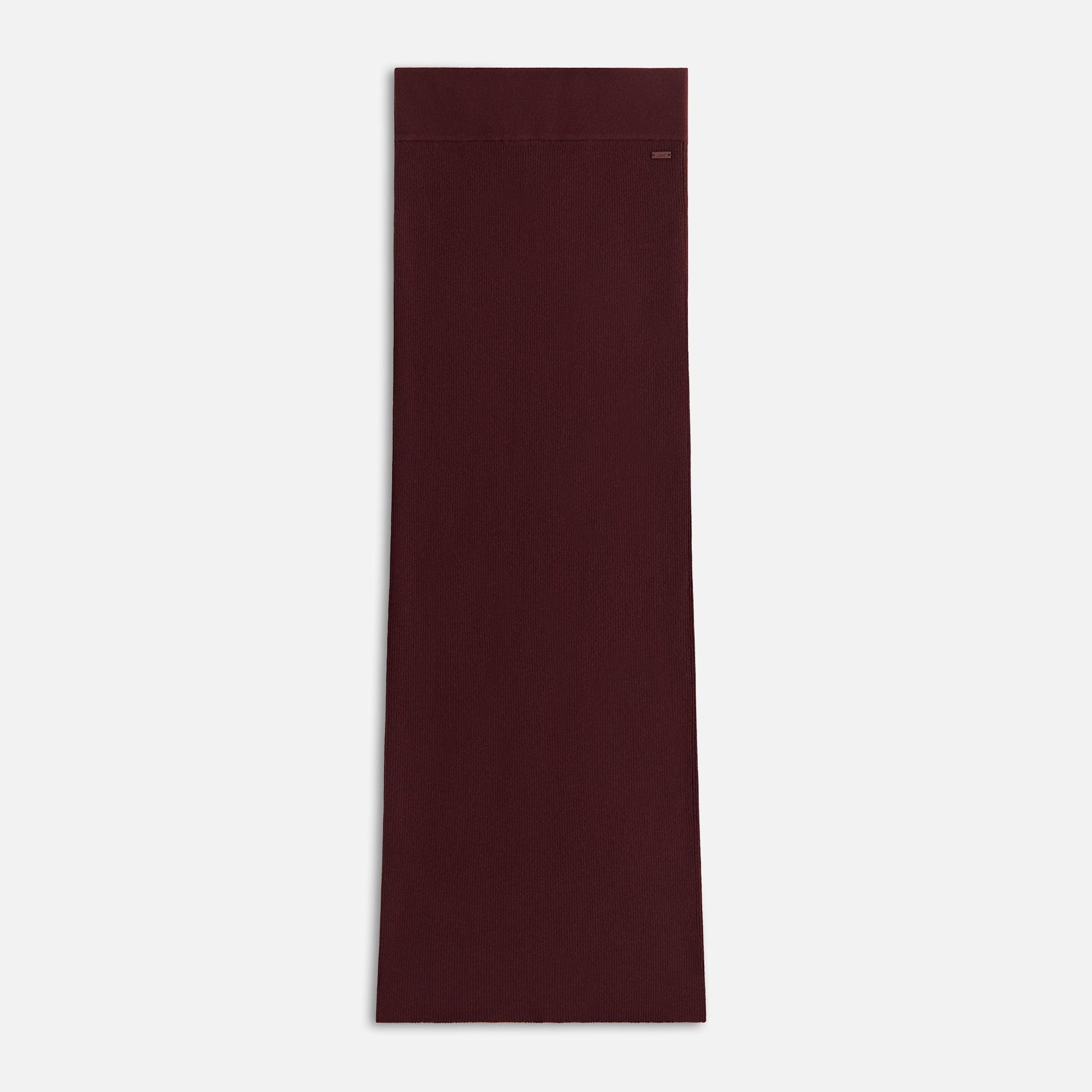 Kith Women Arys Rib Maxi Skirt - Magma Female Product Image
