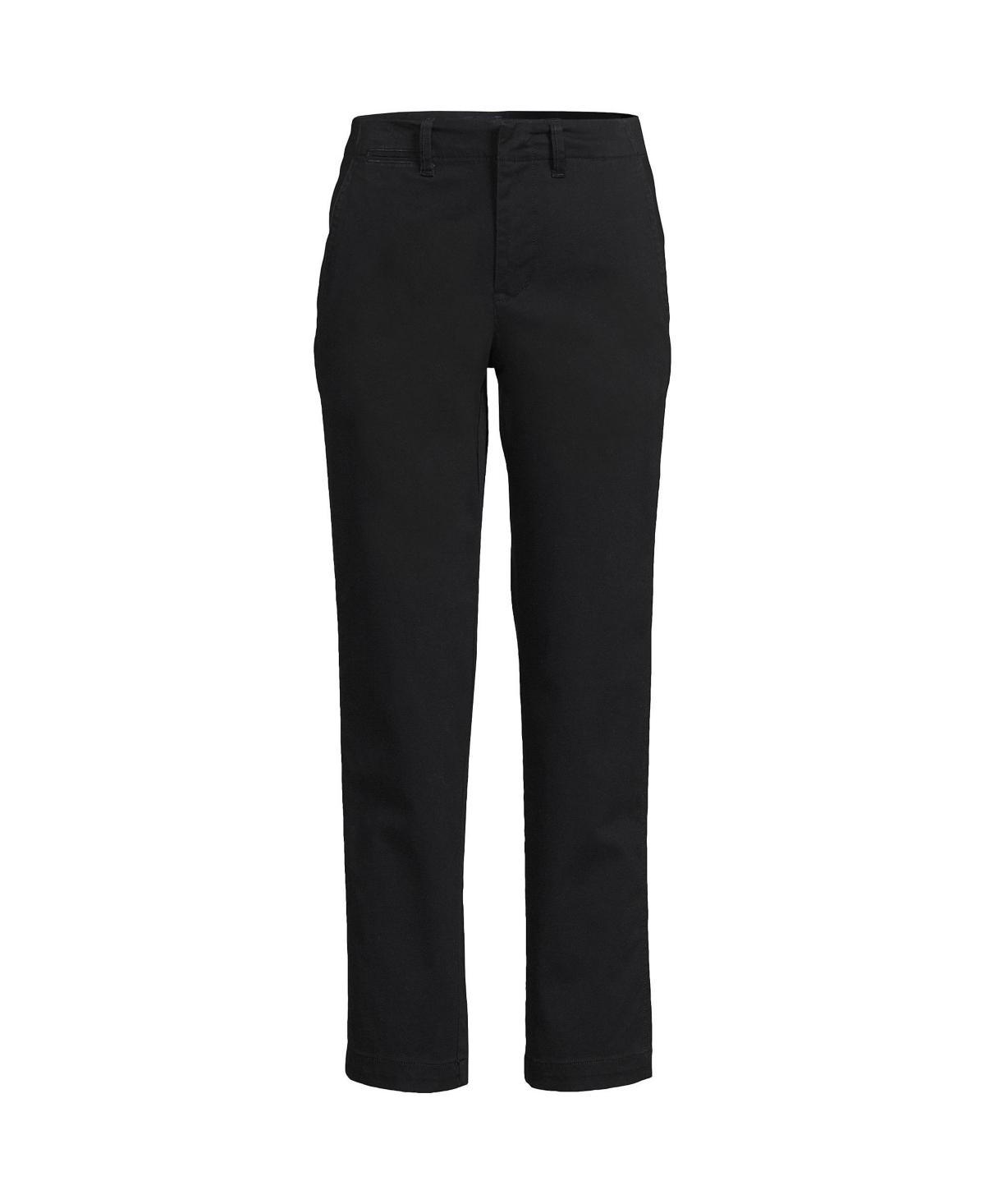 Petite Lands' End Mid Rise Classic Straight Leg Chino Ankle Pants, Women's, Size: 16 Petite, Desert Product Image