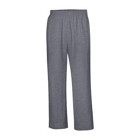 Hanes Essentials Mens Cotton Jersey Pants, 32 Charcoal Heather S Product Image