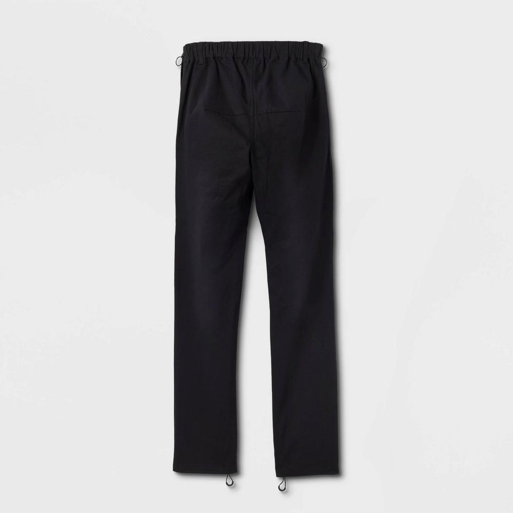 Womens Mid-Rise Adaptive Utility Cargo Pants - Universal Thread Black 6 Product Image