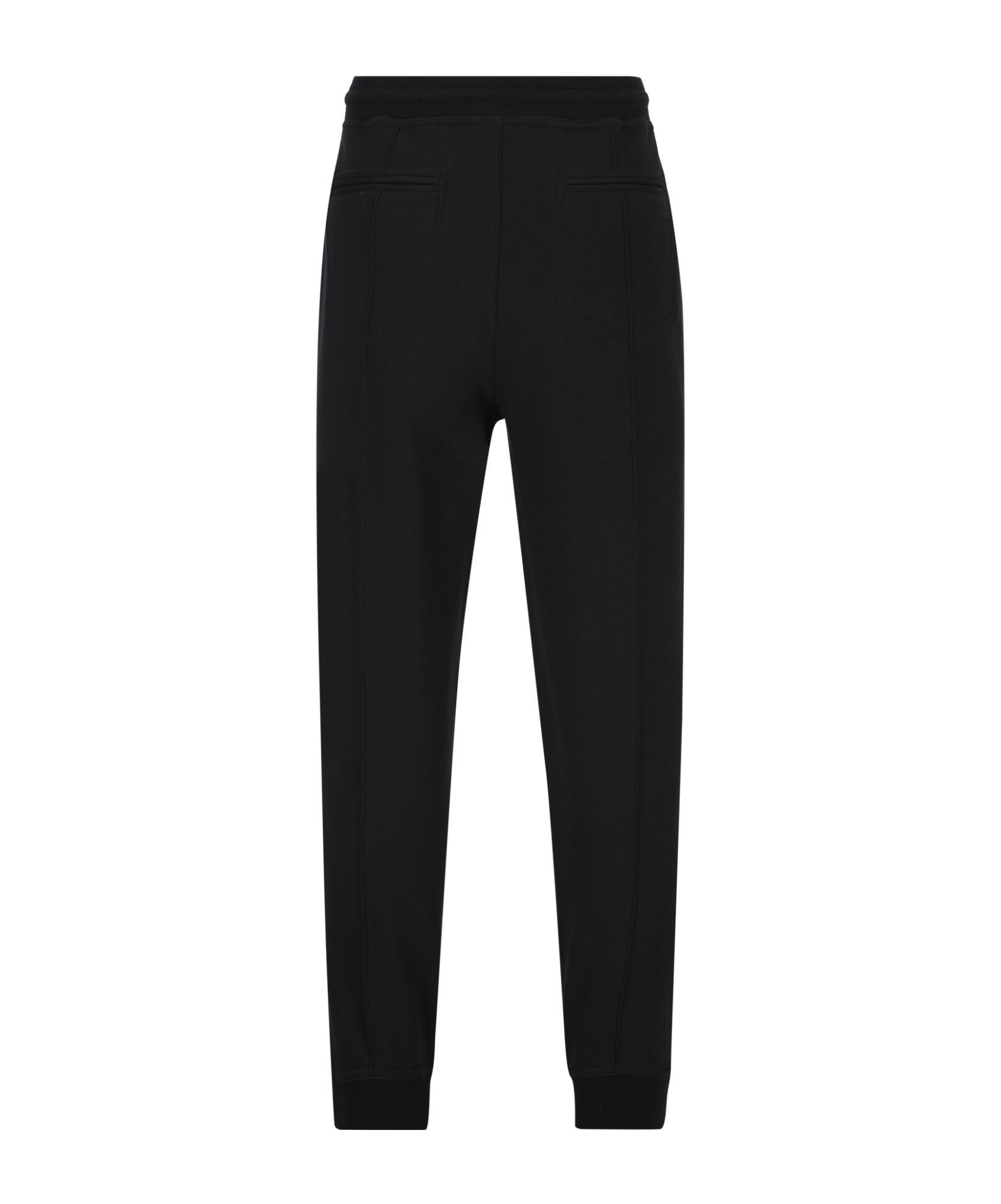 DOLCE & GABBANA Jacquard Tailored Trousers In Black Product Image