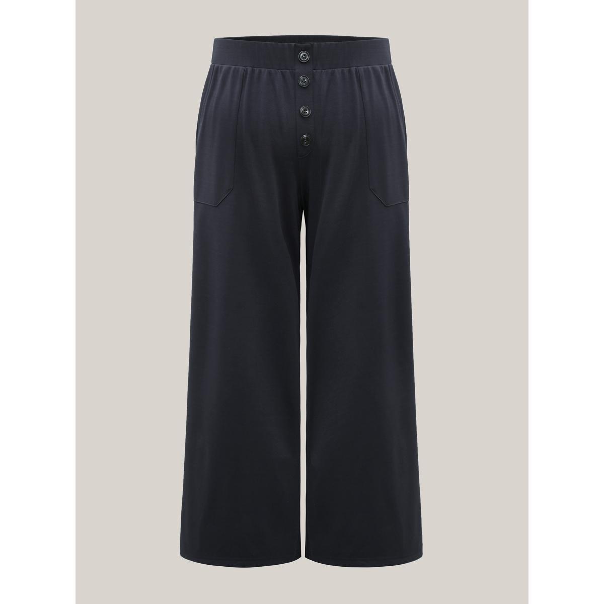 FABIANA FILIPPI Wide-leg Satin Trousers In Black Product Image