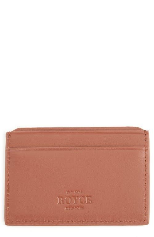Womens RFID-Blocking Leather Card Case Product Image