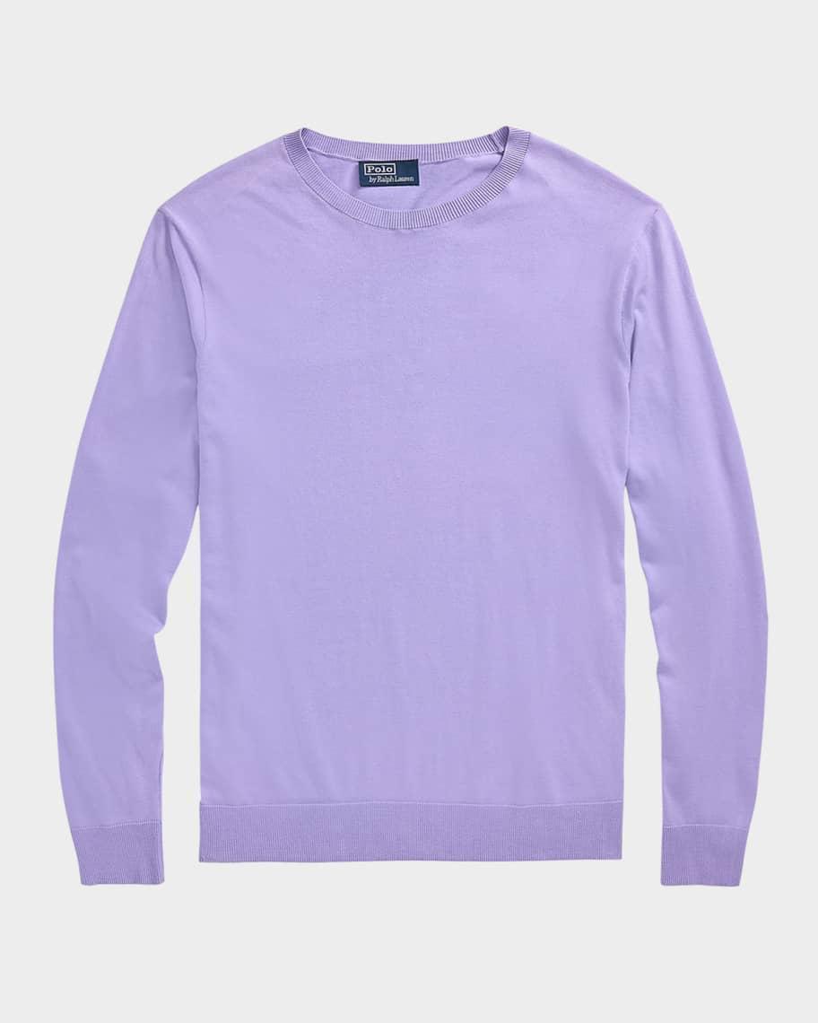 Mens Cotton Crewneck Sweater Product Image