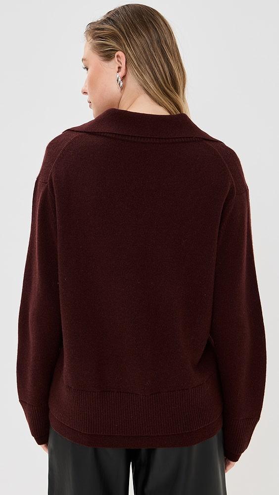 Vince Collared Double Layer Pullover | Shopbop Product Image