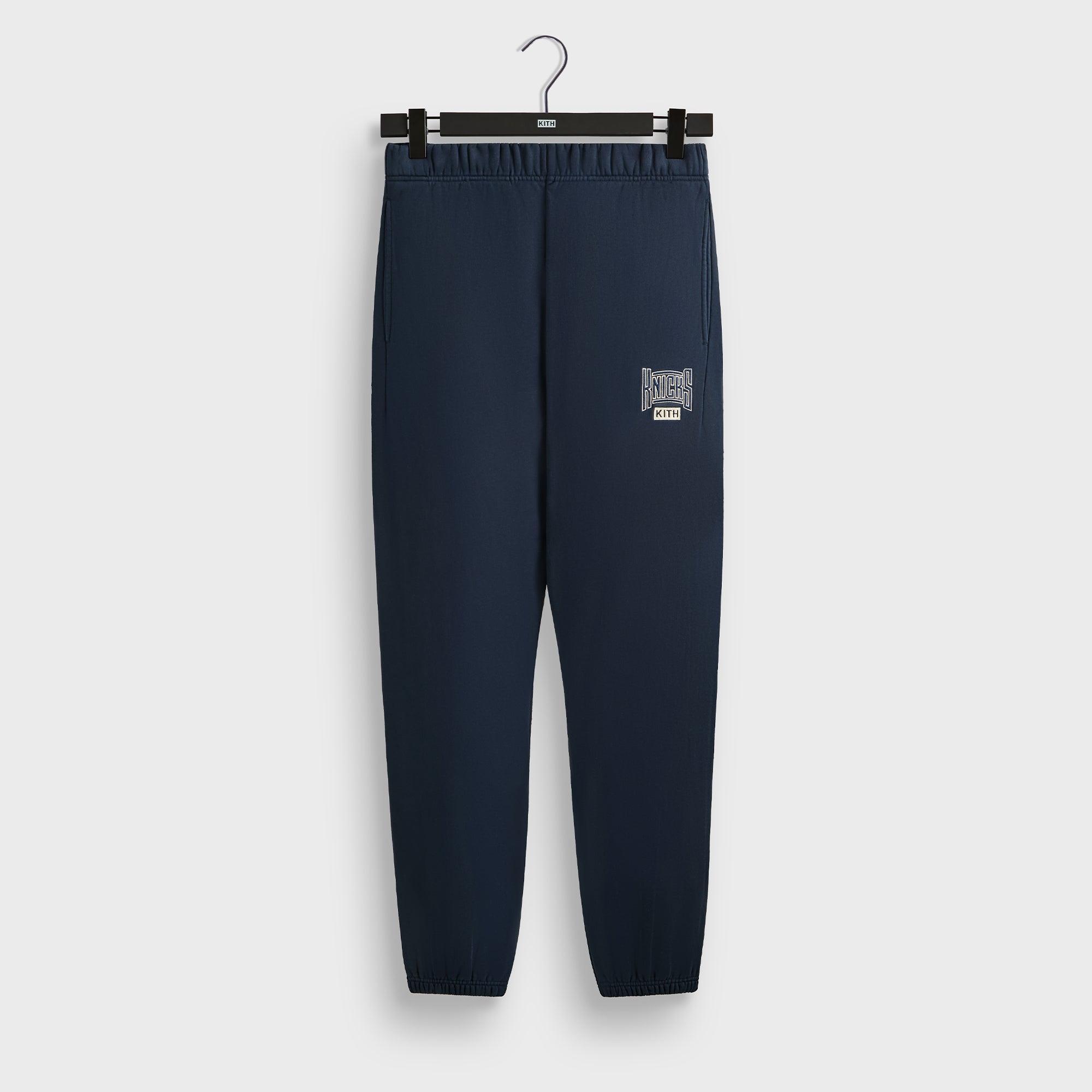 Kith for the New York Knicks Arched Vintage Nelson Sweatpant - Nocturnal Male Product Image