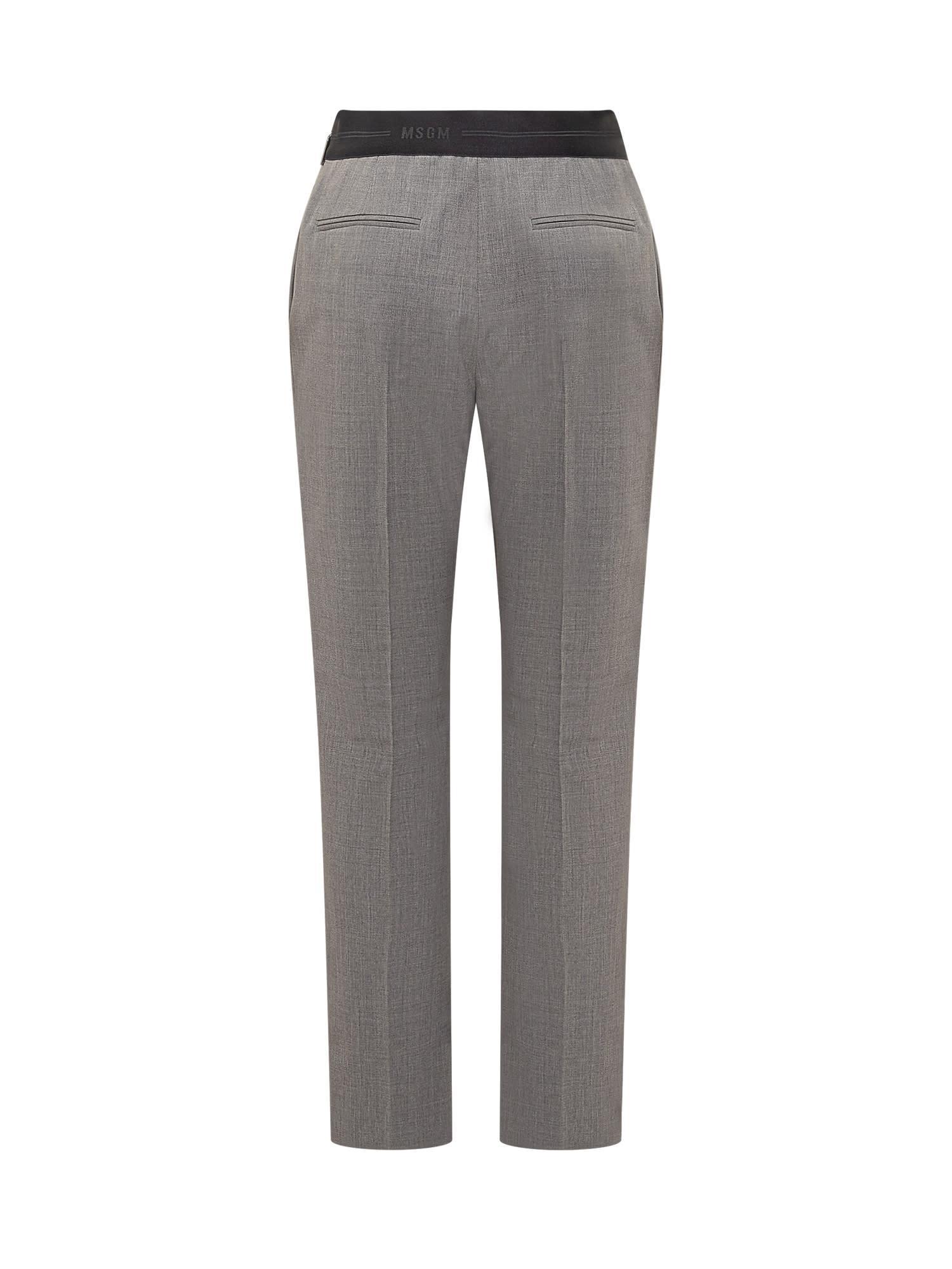 MSGM Pants In Grey Product Image
