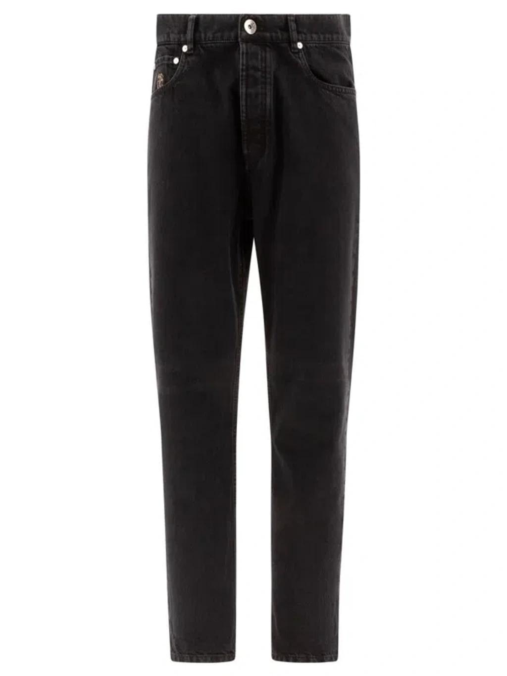 BRUNELLO CUCINELLI Greyscale Jeans Grey Product Image
