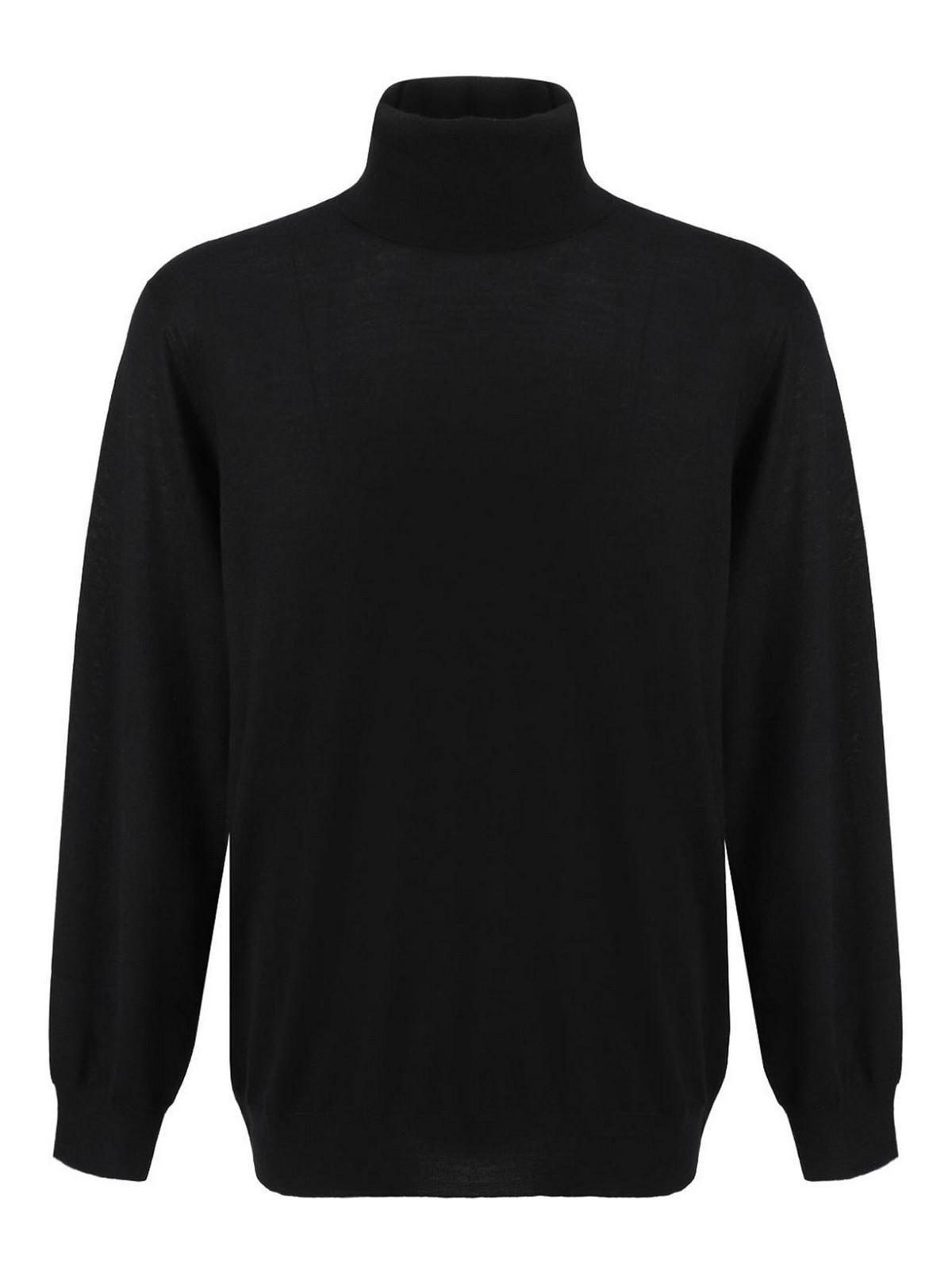 BRUNELLO CUCINELLI Roll-neck Sweater In Black Product Image