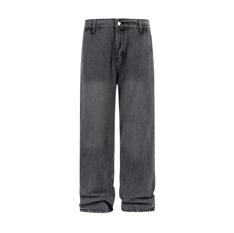 RT No. 12249 GRAY STRAIGHT JEANS Product Image