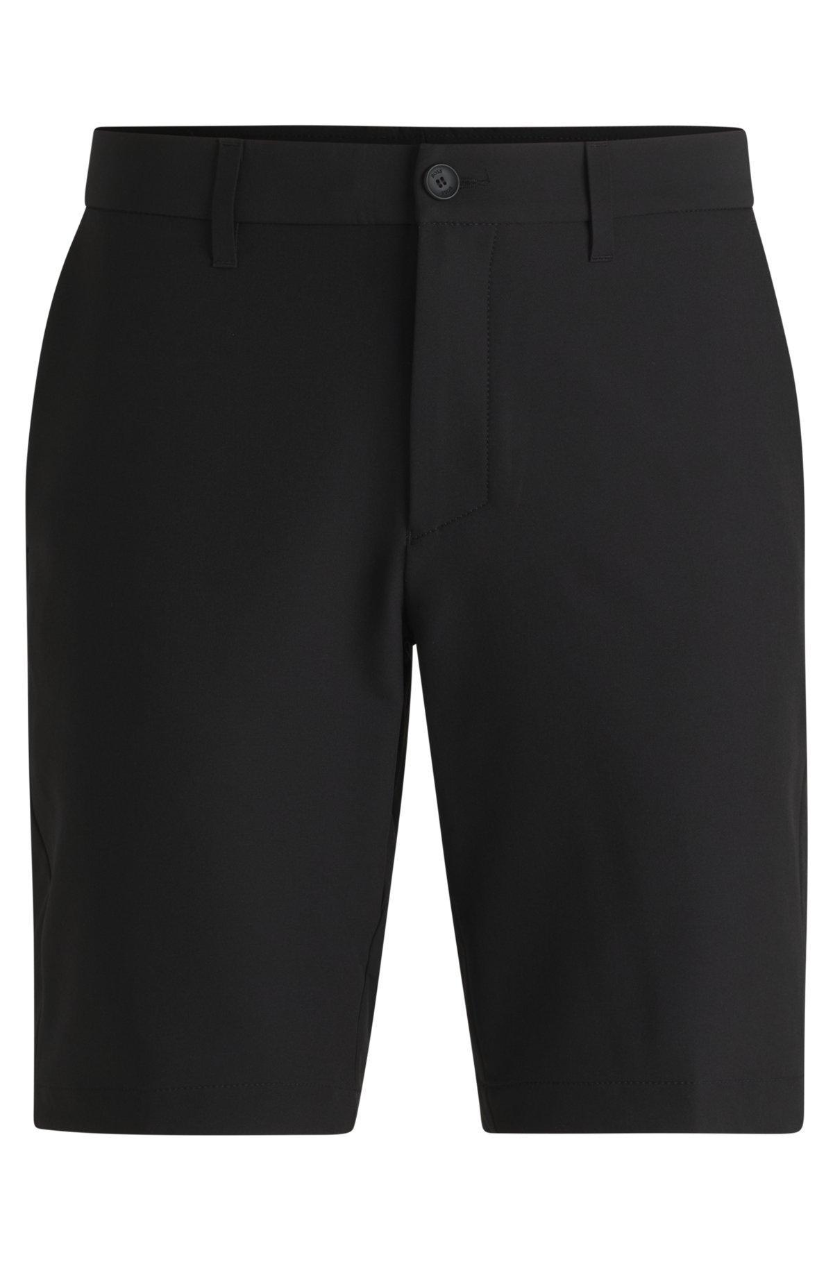 Slim-fit shorts in water-repellent stretch fabric Product Image