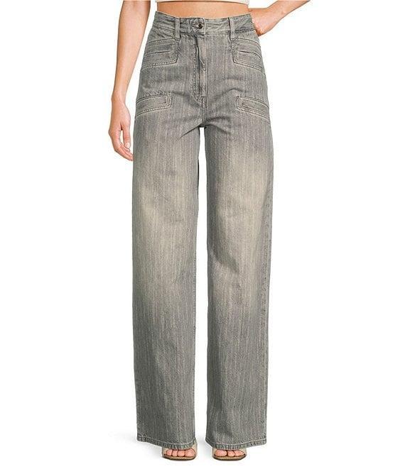 IRO Chrys Denim Wide Leg Jeans Product Image