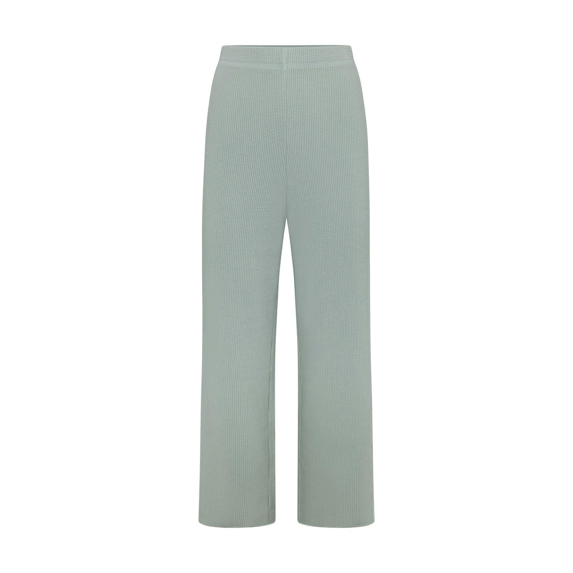 HEAVY WAFFLE STRAIGHT LEG PANT | VAPOR Product Image