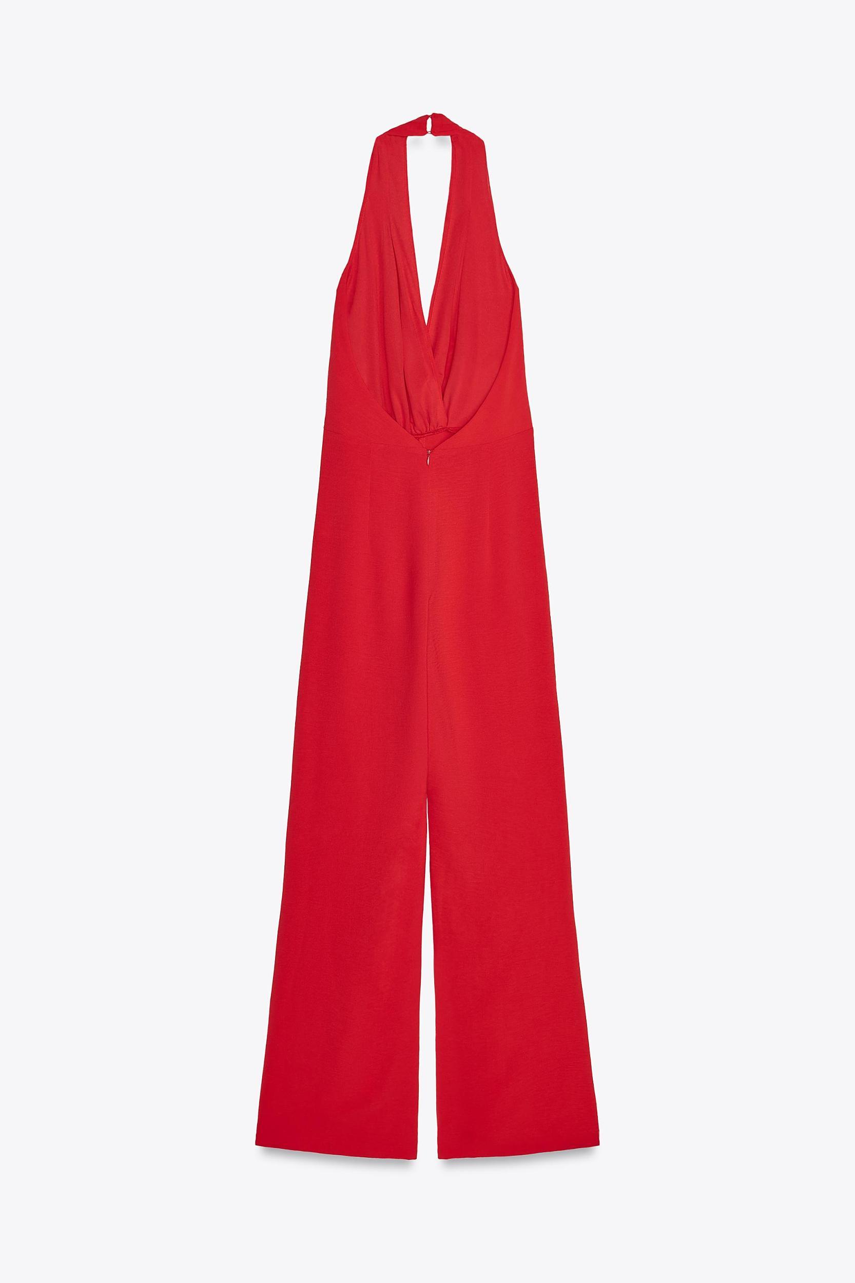 HALTER KNOT JUMPSUIT Product Image
