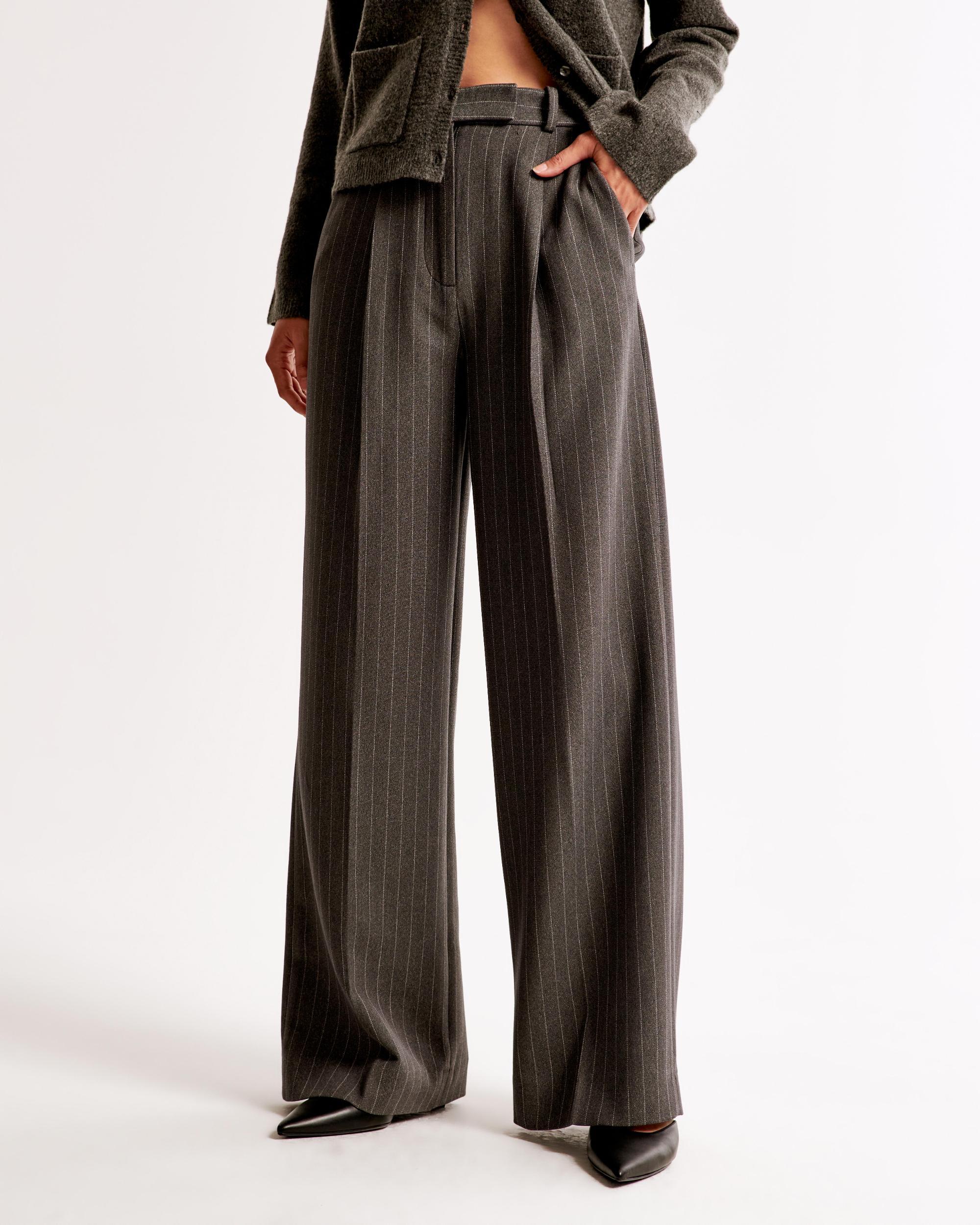 A&F Harper Tailored Ultra Wide Leg Pant Product Image