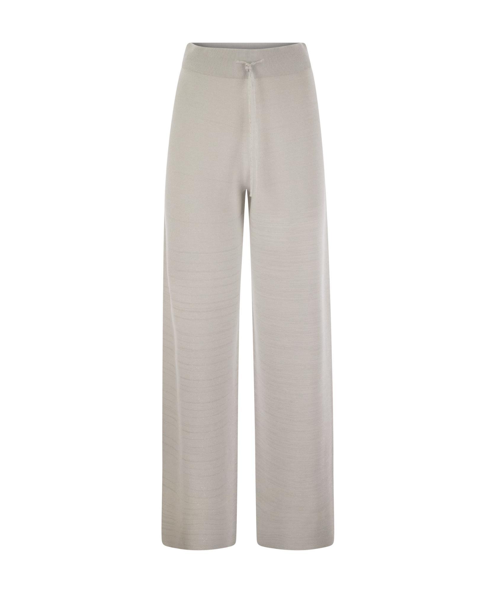 FABIANA FILIPPI Elastic Waist Casual Pants In Nude Product Image