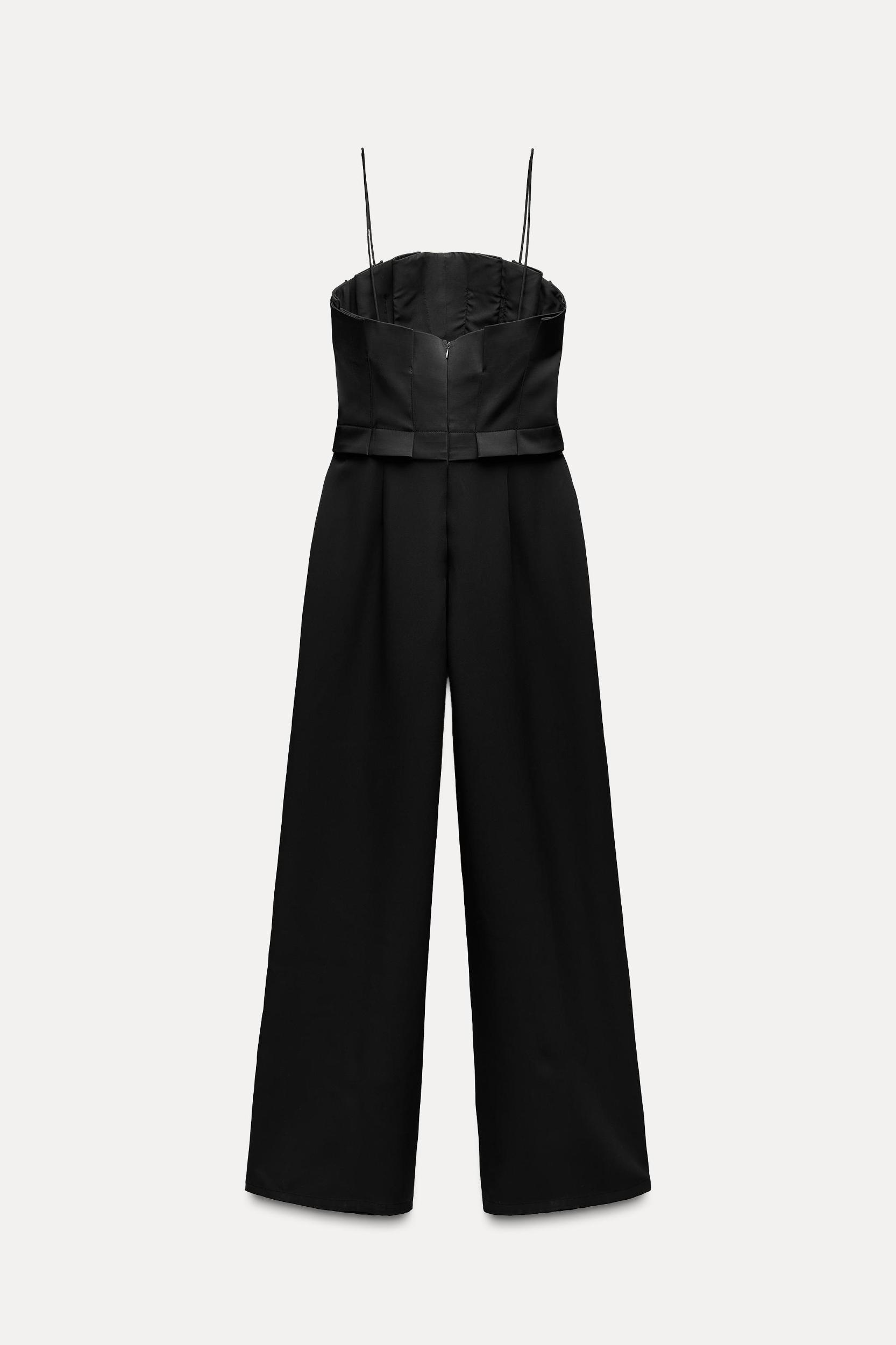 WIDE LEG CREPE JUMPSUIT Product Image