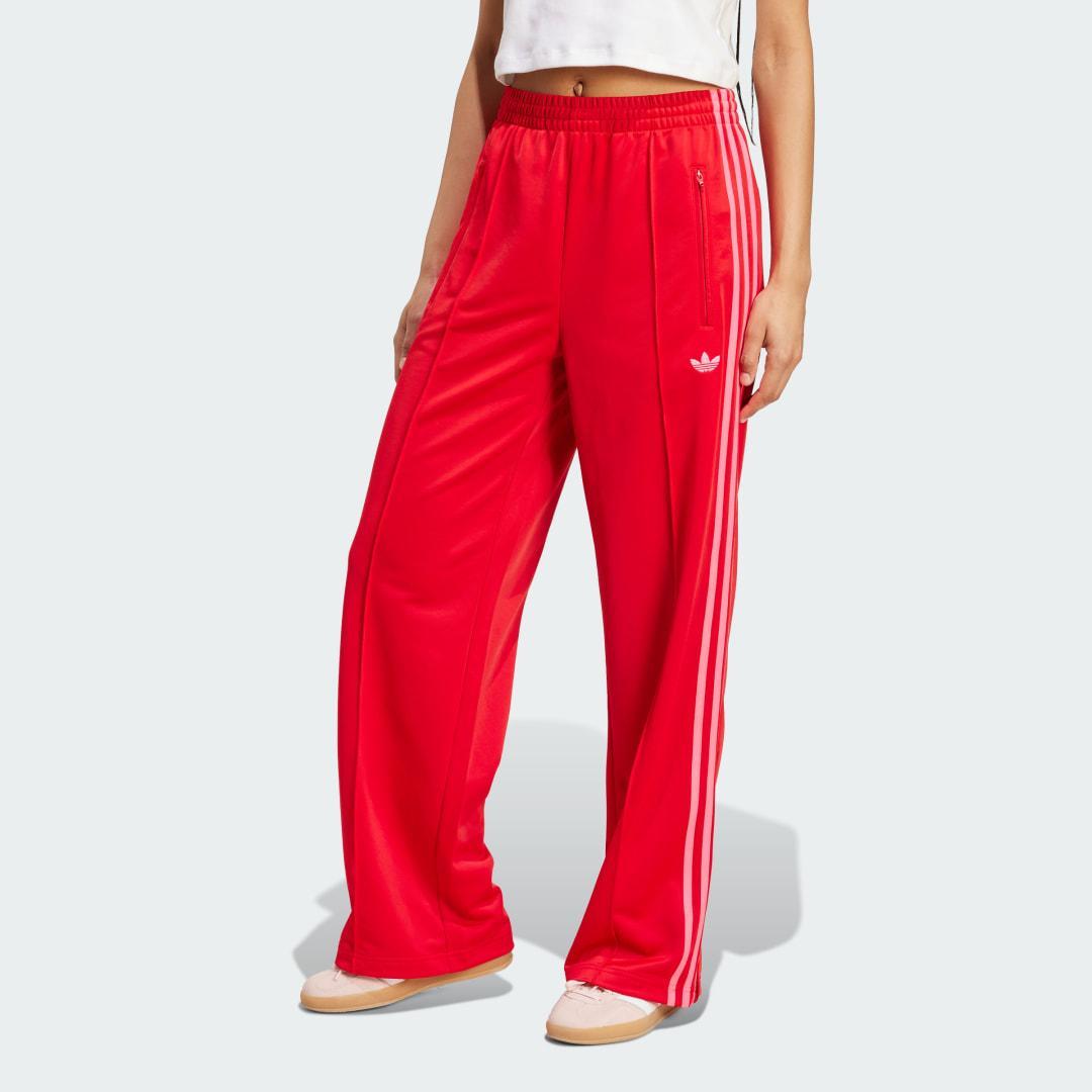 adidas Adicolor Classic Firebird Loose Track Pants Lucid Red XL Womens Product Image