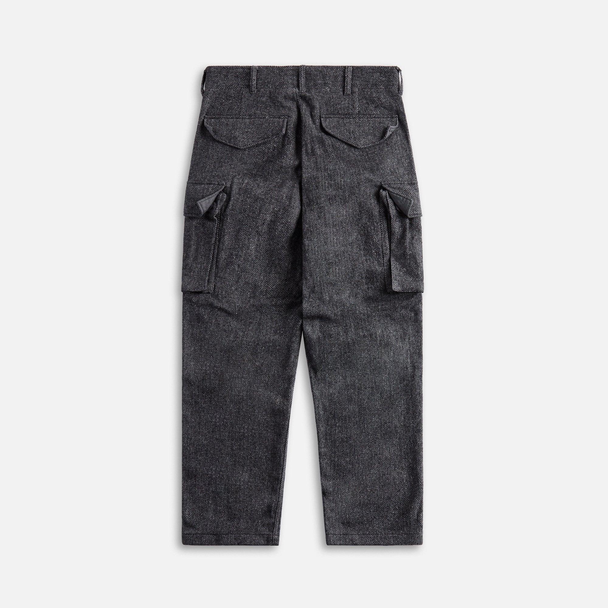 Engineered Garments Grey Poly Wool Herringbone Pant - Grey Male Product Image