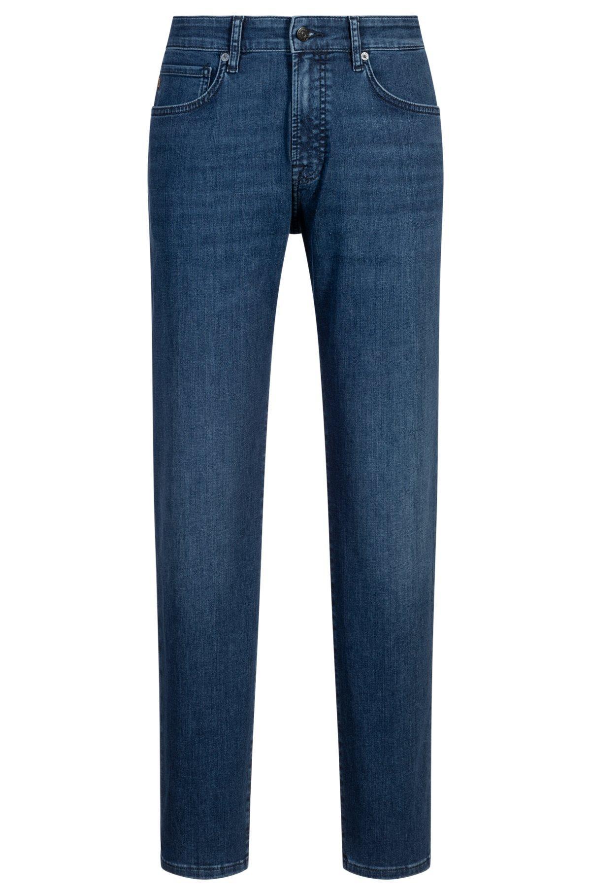 Maine regular-fit jeans in blue soft-motion denim Product Image